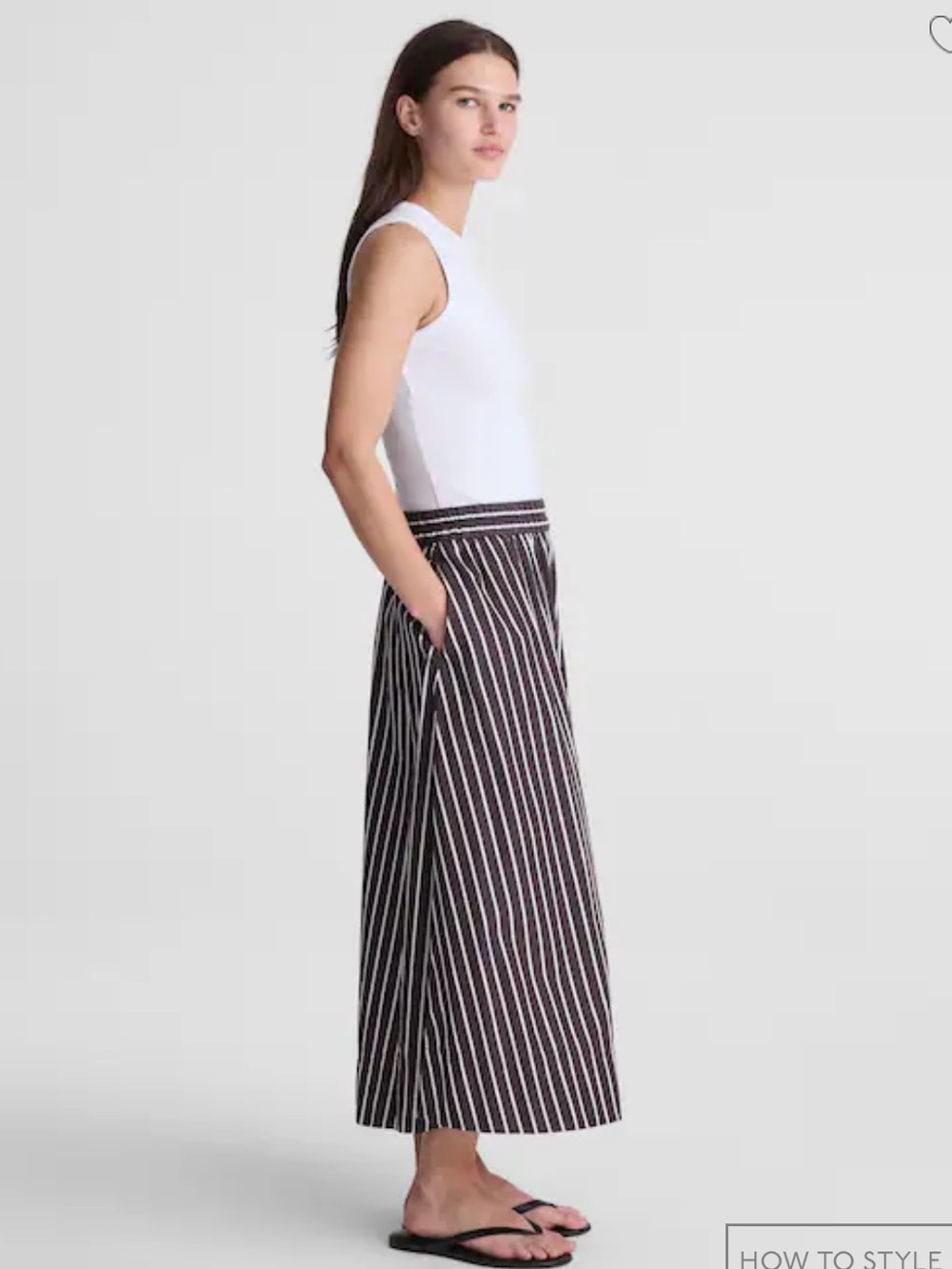Madewell A-Line Midi Skirt in Poplin in chocolate plum